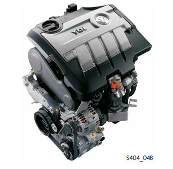 Le moteur 2,0l TDI Common Rail de 103kW à 4 soupapes par cylindre