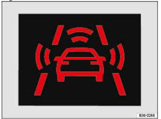 Sélection du mode de stationnement avec l'assistant aux manoeuvres de stationnement (Park Assist) et un passage antérieur devant la place de stationnement